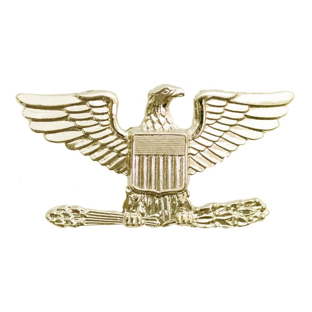 Eagle Emblems Rank Army Colonel Right P12611