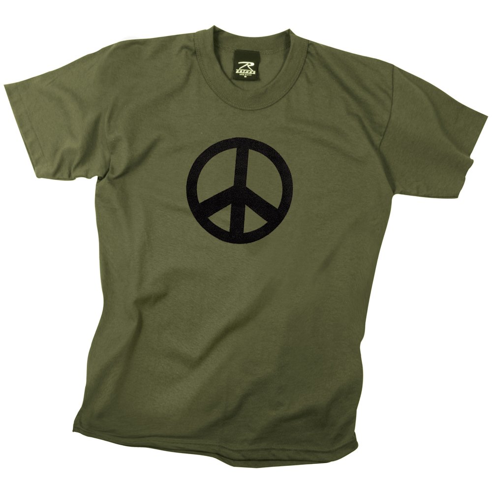 men's peace sign shirt