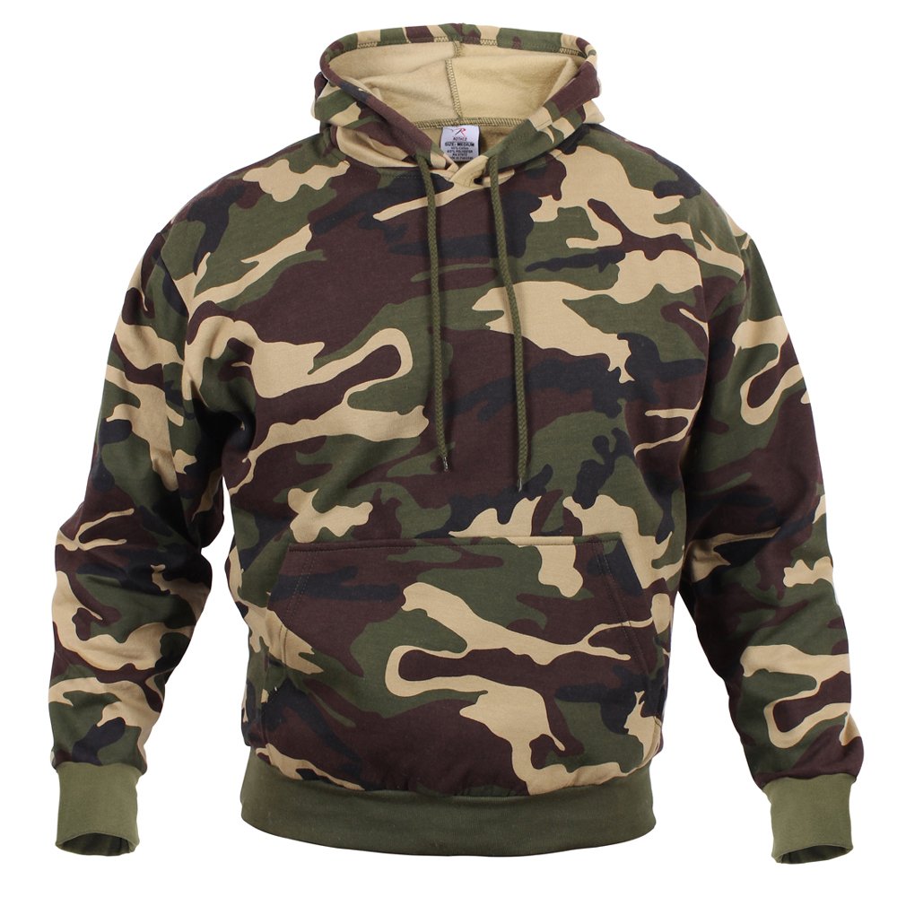 Download Mens Camo Pullover Hooded Sweatshirt